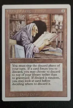 Library of Leng Revised Edition (3rd Edition) Regular - Magic the Gathering - Image 1