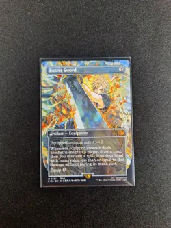 Buster Sword Final Fantasy VII Cloud Alt Art MTG Regular Non-Foil NM - Image 1