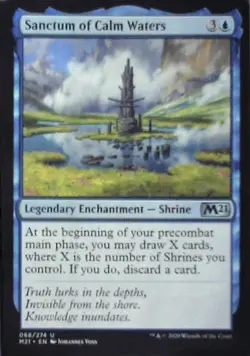 Sanctum of Calm Waters - Core Set 2021: #68, Magic: The Gathering Nm C256 - Image 1