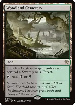 Woodland Cemetery [Lorwyn Eclipsed] MTG - Image 1