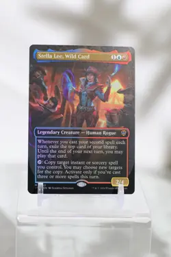 1x Foil Stella Lee, Wild Card (Borderless) - Commander: Outlaws of Thunder Junct - Image 1