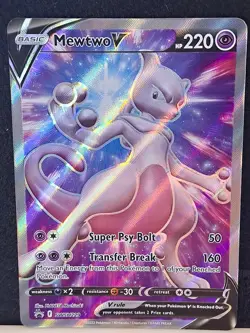 Mewtwo V Swsh229 Swsh: Sword & Shield Promo Cards Holo NM/MT Pokemon TCG - Image 3