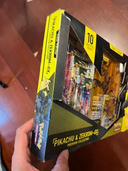 Pokemon Pikachu & Zekrom GX Tag Team Premium Collection Box (10 Booster Packs) - Image 2