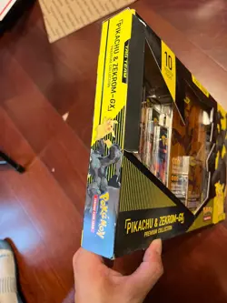 Pokemon Pikachu & Zekrom GX Tag Team Premium Collection Box (10 Booster Packs) - Image 3