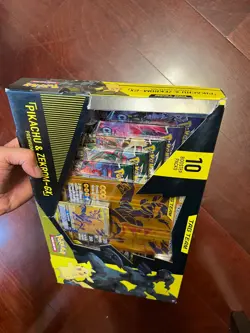 Pokemon Pikachu & Zekrom GX Tag Team Premium Collection Box (10 Booster Packs) - Image 5