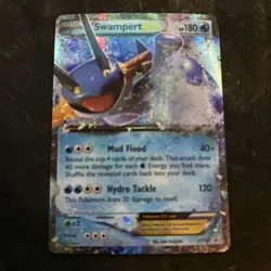 Pokemon TCG Swampert EX XY55 Lightly Played LP Holo Black Star Promo - Image 1