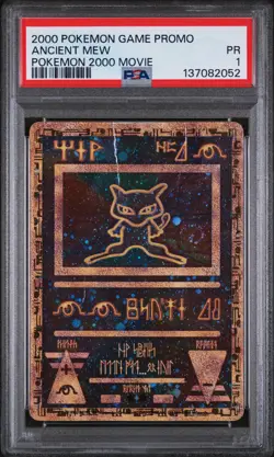2000 POKEMON GAME MOVIE POKEMON 2000 MOVIE ANCIENT MEW PSA 1 - Image 1