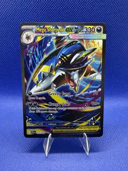 Mega Sharpedo ex 127/094 Special Illustration SIR Pokemon Phantasmal Flames NM - Image 1