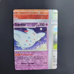 Pokemon TCG Error Miscut Card Togekiss 085/197 Obsidian Flames Reverse Holo Rare - Image 3