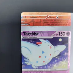 Pokemon TCG Error Miscut Card Togekiss 085/197 Obsidian Flames Reverse Holo Rare - Image 4
