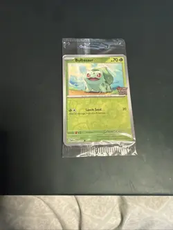 Bulbasaur Pokemon TCG Scarlet & Violet 151 Best Buy Stamped Promo Sealed 001/165 - Image 1
