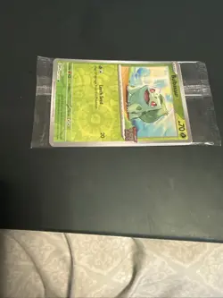 Bulbasaur Pokemon TCG Scarlet & Violet 151 Best Buy Stamped Promo Sealed 001/165 - Image 2