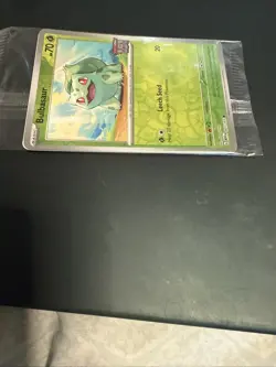 Bulbasaur Pokemon TCG Scarlet & Violet 151 Best Buy Stamped Promo Sealed 001/165 - Image 4