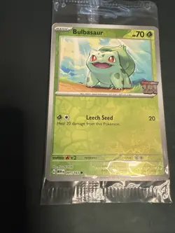 Bulbasaur Pokemon TCG Scarlet & Violet 151 Best Buy Stamped Promo Sealed 001/165 - Image 5