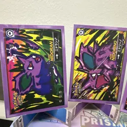 Nidoking Nidorino Nidoran Cracked Ice Holo Pokemon Safari - Image 2