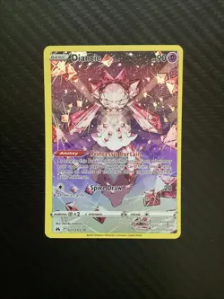 Diancie Full Art GG13/GG70 Ultra Rare Crown Zenith Pokemon TCG Near Mint - Image 1