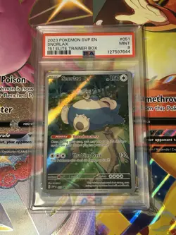 2023 Pokemon SVP EN Snorlax #061 151 Elite Trainer Box PSA 9 Mint - Image 1