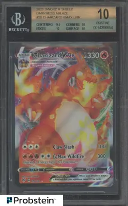 2020 Pokemon SWSH Darkness Ablaze #20 Charizard Vmax BGS 10 PRISTINE - Image 1