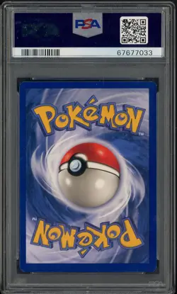 1999 Pokemon Game #7 Hitmonchan Holo PSA 8 NM-MT - Image 2