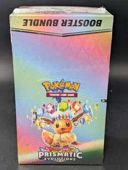 Pokemon SV8.5 Prismatic Evolutions Factory Sealed Booster Bundle Display Case - Image 1