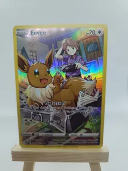 Pokemon Eevee TG11/TG30 Ultra Rare Full Art Holo Trainer Gallery Brilliant Stars - Image 1