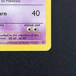 Pokemon TCG Mewtwo WoTC Promo 14/53 - NM - Image 2