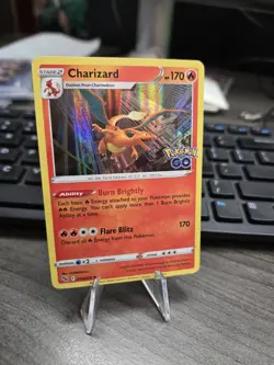 2022 POKEMON GO CHARIZARD HOLO 010/078 NM+ QTY - Image 2