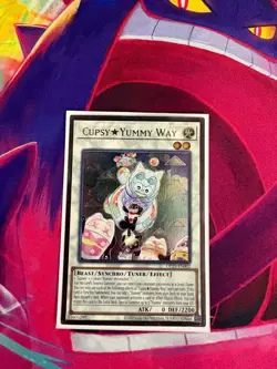 Cupsy Yummy Way Ultimate Rare OP29-EN002 Near Mint Yugioh TCG - Image 1
