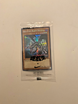 Yugi-oh Nike 2025 Red Eyes Black Dragon Limited Edition Card. Rare. Exclusive - Image 1