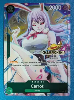 (2) Carrot P-070 (CS 25-26 Event Pack & Event Pack Vol.6) One Piece Promo Cards - Image 2
