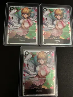 One Piece CCG Stussy OP07-085 SR 500 Years in the Future English 3X NM/M - Image 1