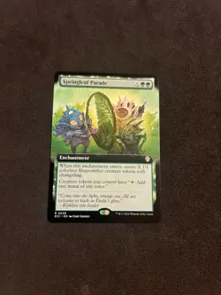 Springleaf Parade [Commander: Lorwyn Eclipsed] Magic MTG Cards NM - Image 1