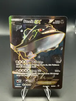 Pokemon TCG Steelix-EX Holo Full Art Ultra Rare Card Steam Siege 108/114 - Image 1