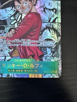 ONE PIECE Card Monkey D Luffy SEC Manga Alt Art OP13-118 Carrying on His Will US - Image 4