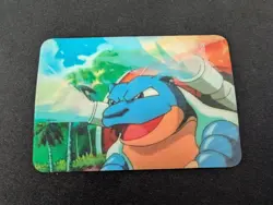 Pokemon Lenticular Blastoise Viz Video Pioneer PIKA-0028D DVD 3D Promo Card - Image 1