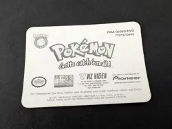 Pokemon Lenticular Blastoise Viz Video Pioneer PIKA-0028D DVD 3D Promo Card - Image 2