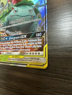 Pokemon TCG Celebi & Venusaur GX Holo Ultra Rare Card Sun &Moon Team Up 1/181 NM - Image 5