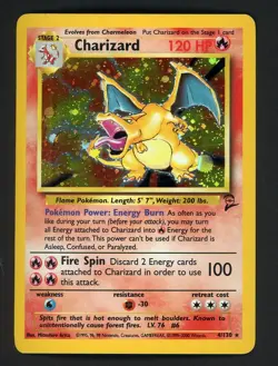 Charizard 4/130 Base Set 2 Holo Rare Pokemon Card 2000 WOTC TCG Pokemon - Image 1