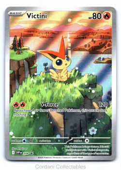 Victini SVP208 - SVP Black Star Promo - Pokemon Card - Near Mint #3 - Image 1