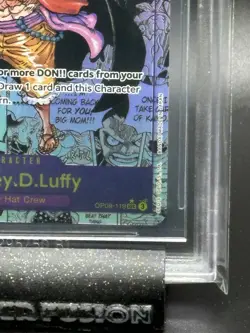 2024 One Piece Card Game Monkey D Luffy Manga Alt Art ENGLISH BGS 10 Pristine - Image 4