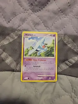 Wynaut 42/130 Diamond & Pearl Regular Rare Pokemon Card - Image 1