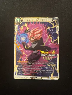 Realm of the Gods - Black Kamehameha Goku Card Game Fest Tournament Gold Promo - Image 1
