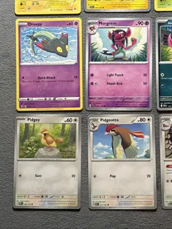 Pokemon Cards Lot Ninetales Stufful Magneton Dreepy Team Rocket Murkrow Pidgey + - Image 5