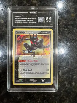 Greninja Gold Star Promo SWSH144 TAG Graded 8.5 NM-Mint+ Pokemon Card - Image 3