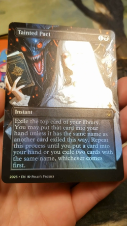 Tainted Pact FOIL Proxy Playtest Card with Custom Fantasy Art - Image 2