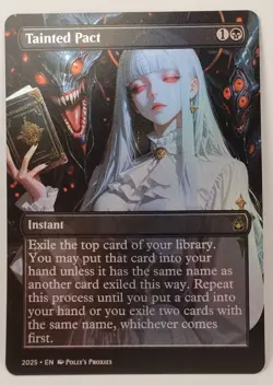 Tainted Pact FOIL Proxy Playtest Card with Custom Fantasy Art - Image 4