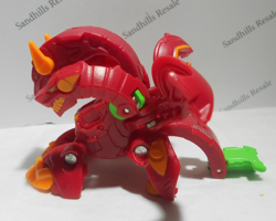 Bakugan Howlkor Ultra Red Pyrus Battle Planet B100 - card - cores - Image 4