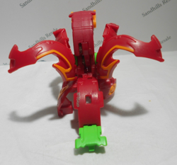 Bakugan Howlkor Ultra Red Pyrus Battle Planet B100 - card - cores - Image 5