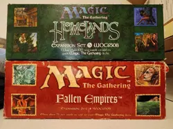 2x MTG Vintage Booster Packs ⭐Homelands ⭐Fallen Empires 1994 Magic FREE Large Sl - Image 2