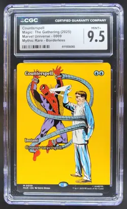 2025 Magic: The Gathering Marvel Universe Eternal-Legal Counterspell CGC 9.5 PT - Image 1